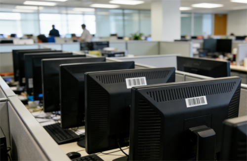 barcodes on asset tags mã vạch trên thẻ tài sản