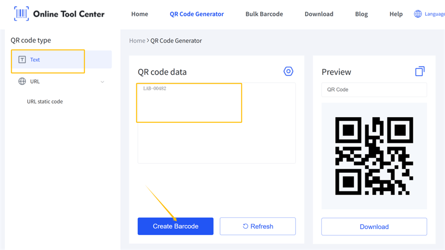 Chuyển đổi văn bản th&agrave;nh m&atilde; QR