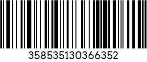 Mã vạch IMEI Example
