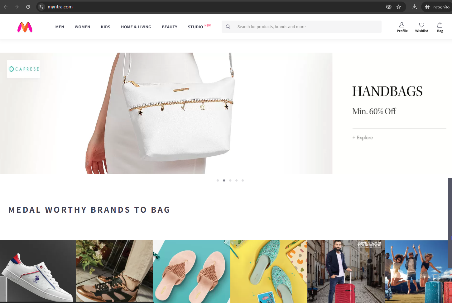 Trang web của Myntra.png