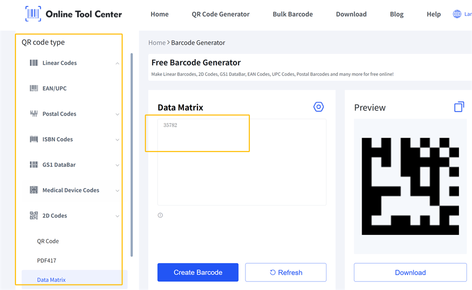 M&aacute;y tạo m&atilde; DataMatrix