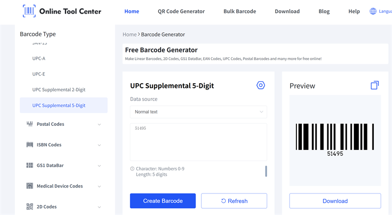 erate UPC bổ sung 5 chữ số