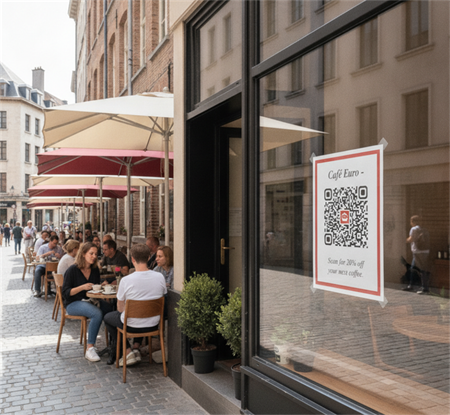 Oster với m&atilde; QR
