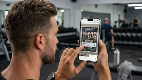 Qu&eacute;t m&atilde; QR tr&ecirc;n iPhone