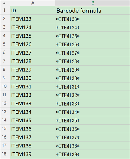 asset id excel tài sản id excel