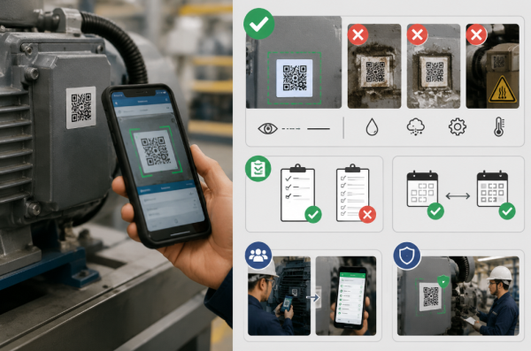 lời khuy&ecirc;n cho kiểm tra thiết bị m&atilde; qr