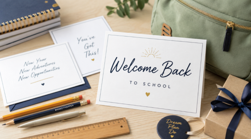 welcome cards thẻ chào mừng