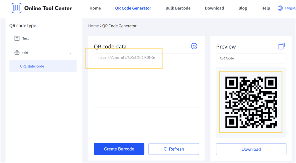 make qr code for registration form tạo mã QR cho mẫu đăng ký
